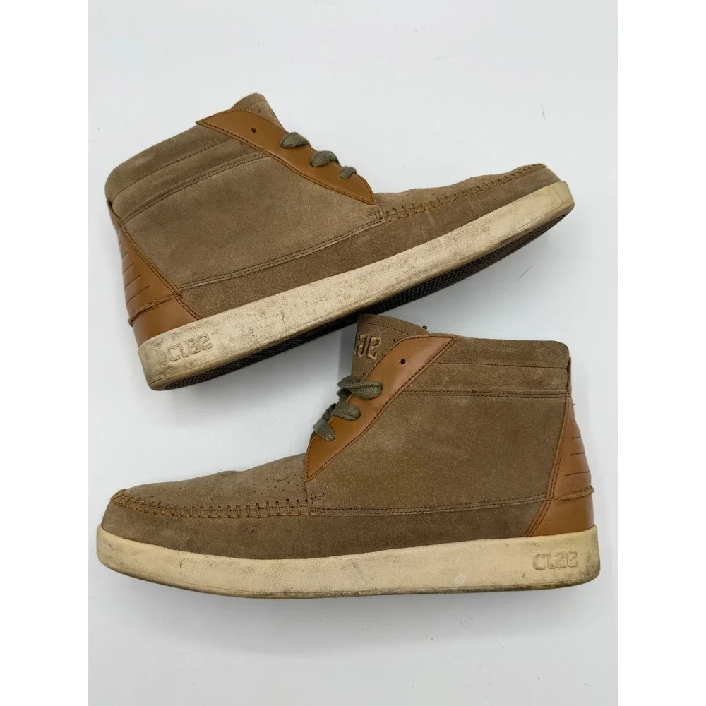 CLAE Romare Hi Lichen Suede Mens CLA01238 Size 11.5 Pre-Owned No Box